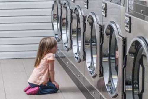 Coin laundry machines